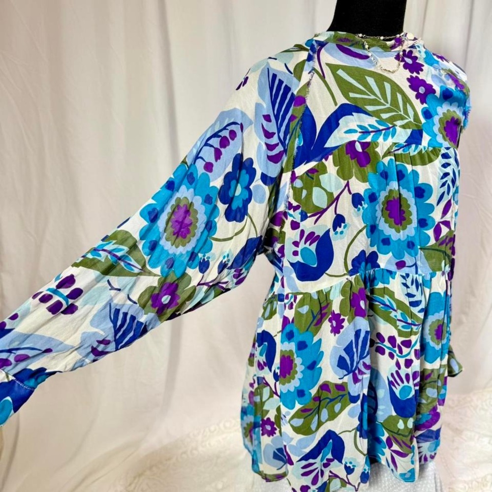 Reformation Retro Floral Babydoll Dress – Size M - Picture 3 of 8